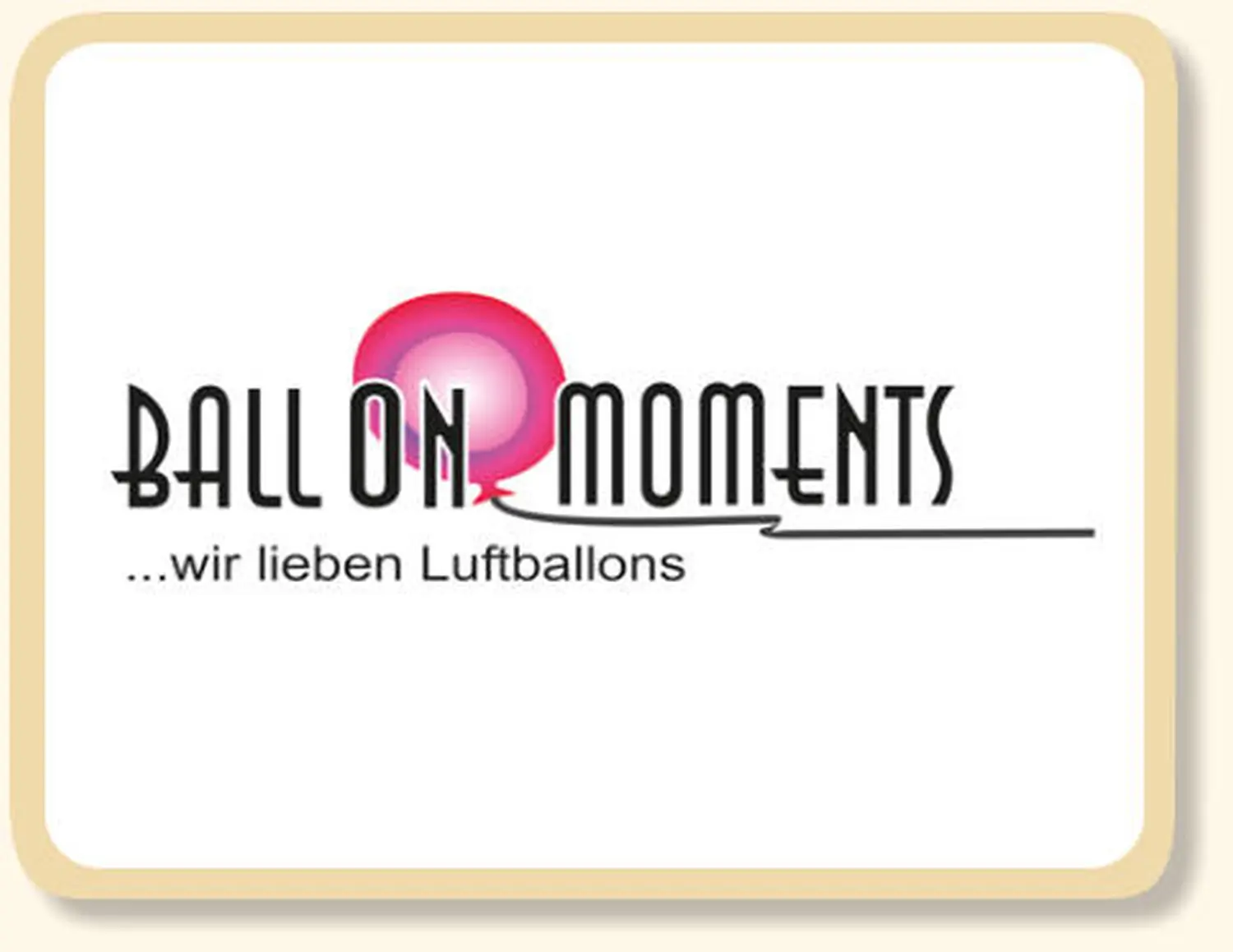 Ballon Moments - Dekoration - Logo