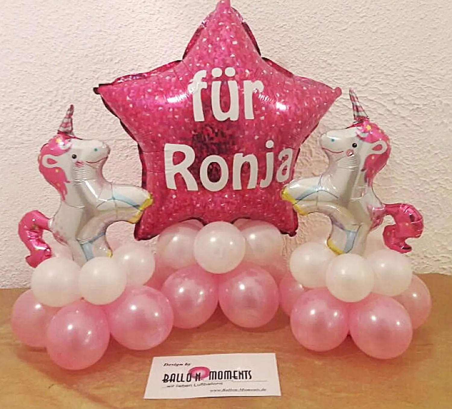 Ballon Moments - Dekoration - Einhorn-Heliumballon