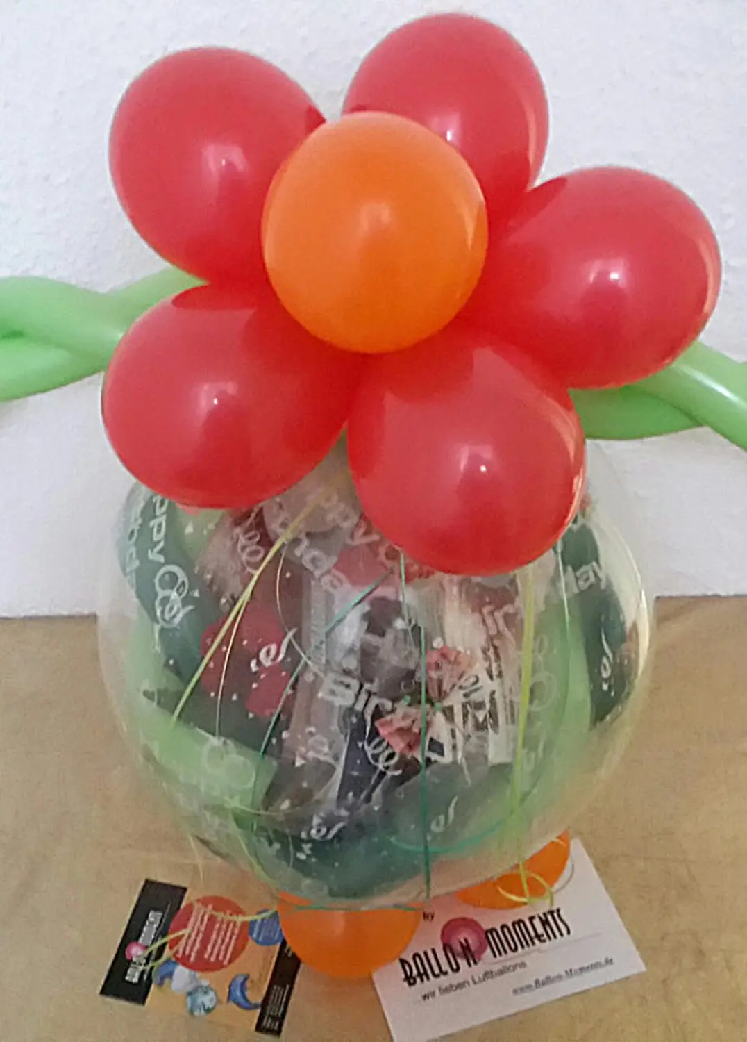 Ballon Moments - Dekoration -Blumenballon
