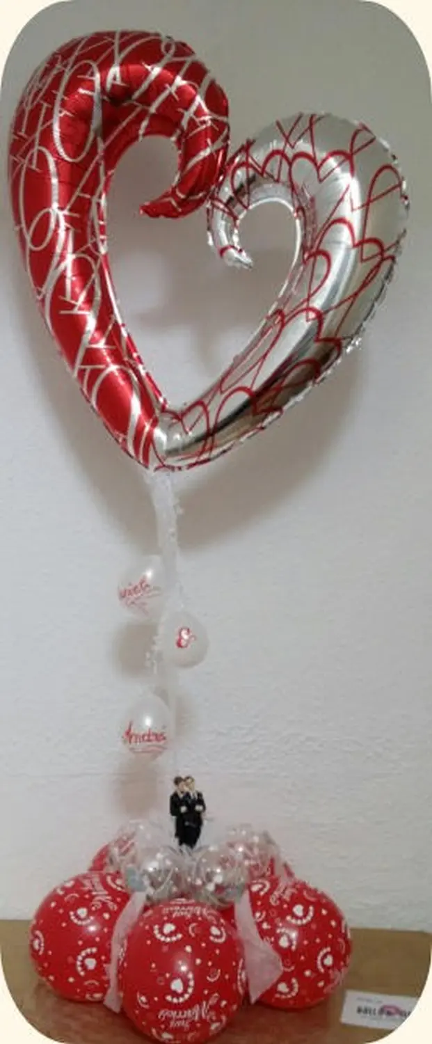 Ballon Moments - Dekoration - Herzförmiger Ballon