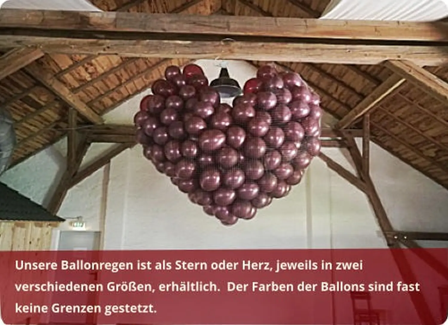 Ballon Moments - Dekoration - Ballon in Herzform