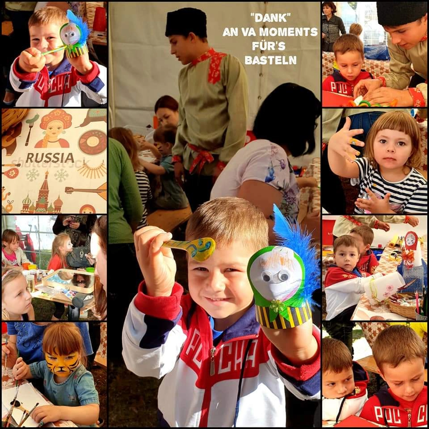 Moments Veranstaltungsagentur - Kinder beim Basteln und Spielen